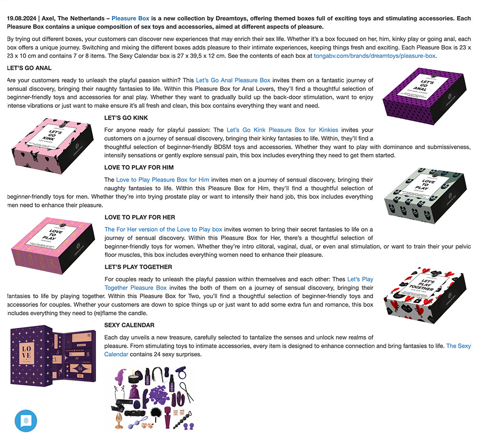 2024-08 Sign EU Online - Dreamtoys Pleasure Box